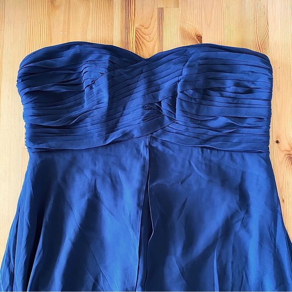 NWT David’s Bridal Strapless High-Low Dress - Picture 4 of 16